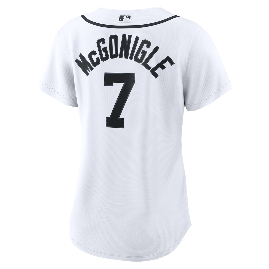 Detroit Tigers Kevin McGonigle Nike Women's Home Replica Jersey - White Team Jersey Sports Fan Apparel