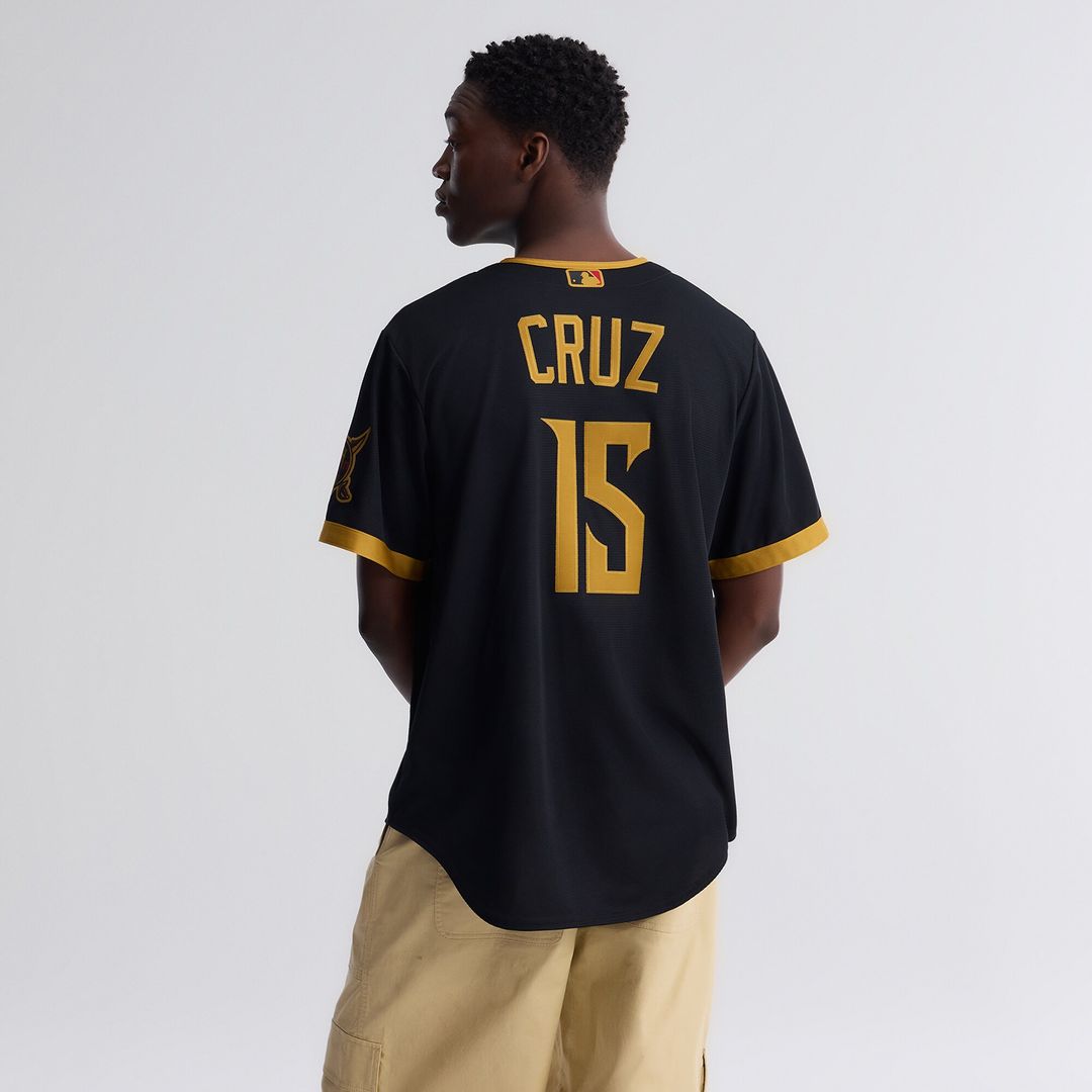 Pittsburgh Pirates Oneil Cruz Nike 2026 City Connect Stadium Jersey - Black Team Jersey Sports Fan Apparel