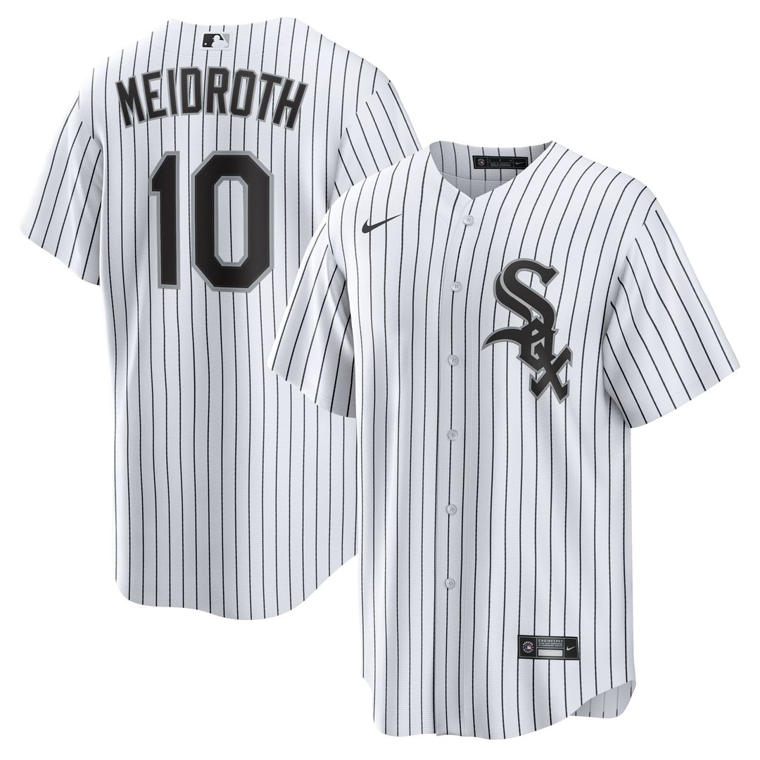 Chicago White Sox Chase Meidroth Nike Home Replica Jersey - White Team Jersey Sports Fan Apparel