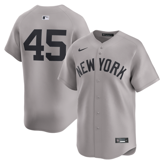 New York Yankees Gerrit Cole Nike Road Limited Player Jersey - Gray Team Jersey Sports Fan Apparel