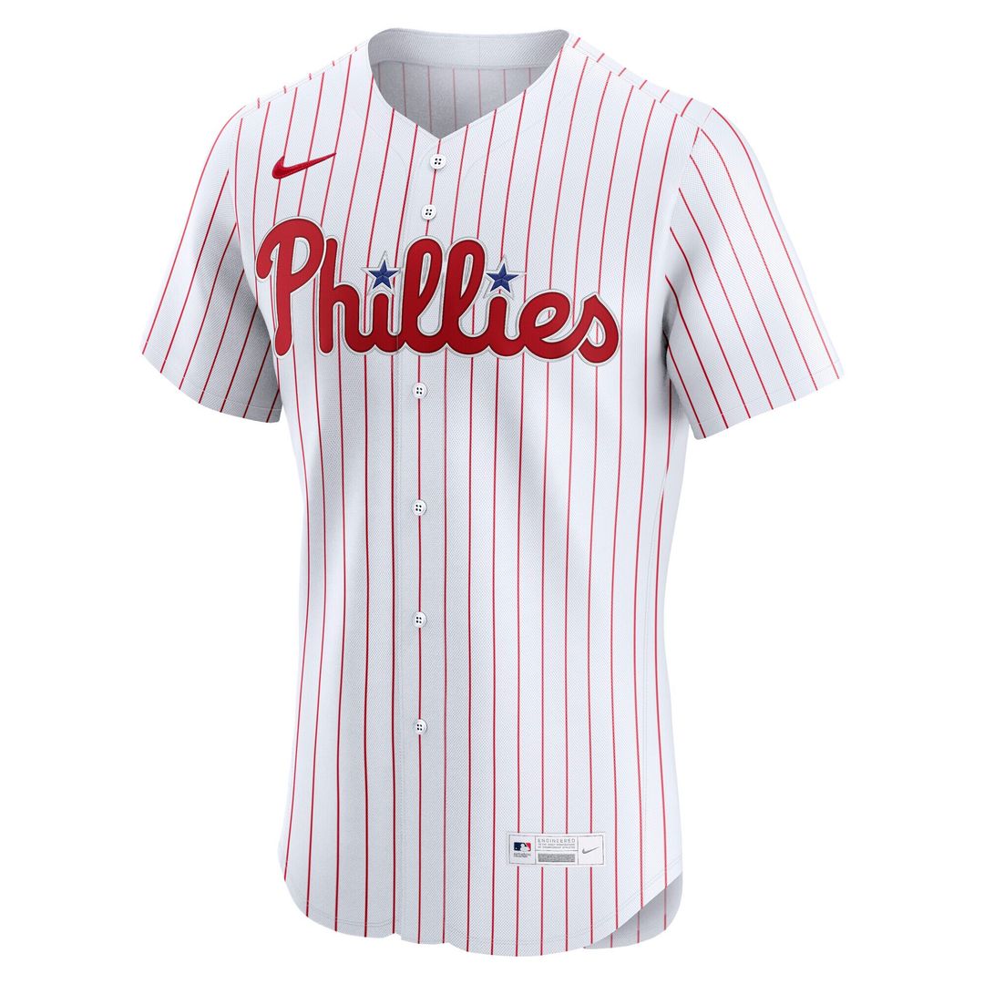 Philadelphia Phillies Nike Home Elite Jersey - White Team Jersey Sports Fan Apparel