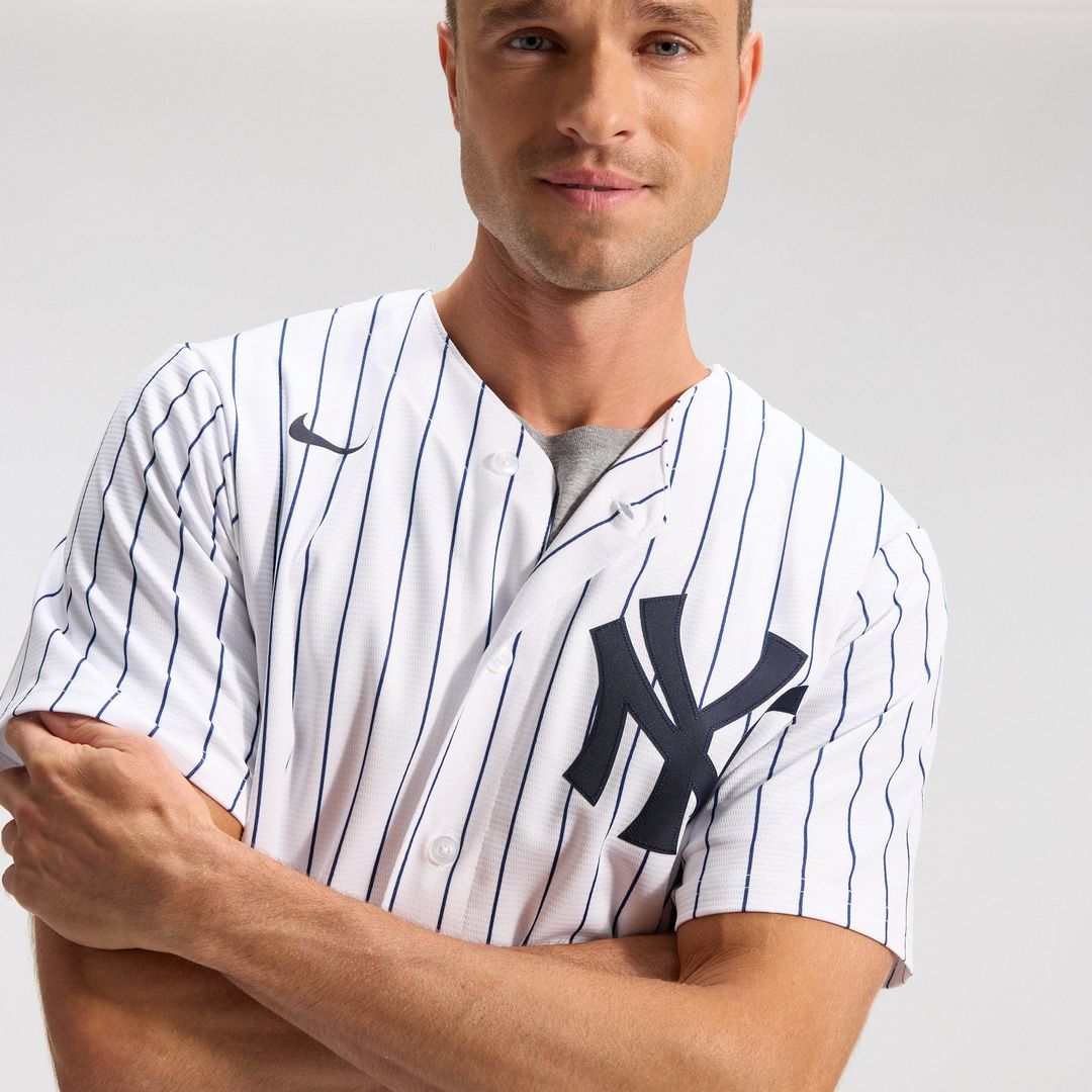 New York Yankees Nike Home Replica Team Jersey - White Team Jersey Sports Fan Apparel