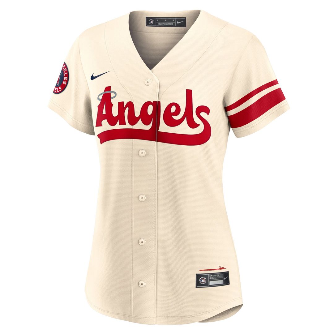 Los Angeles Angels Anthony Rendon Nike Women's City Connect Replica Player Jersey - Cream Team Jersey Sports Fan Apparel