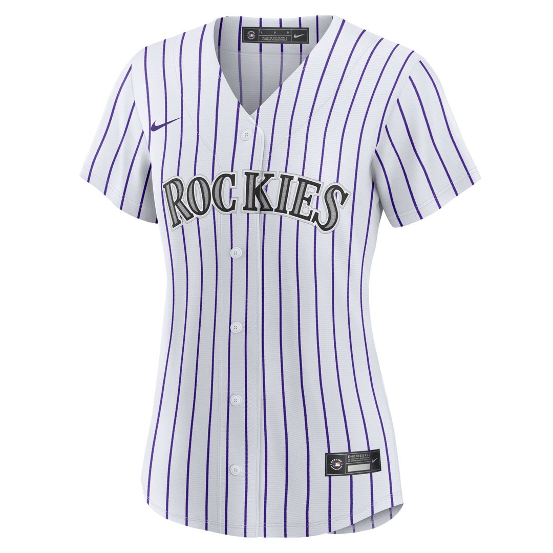 Colorado Rockies Tyler Freeman Nike Women's Home Replica Jersey - White Team Jersey Sports Fan Apparel