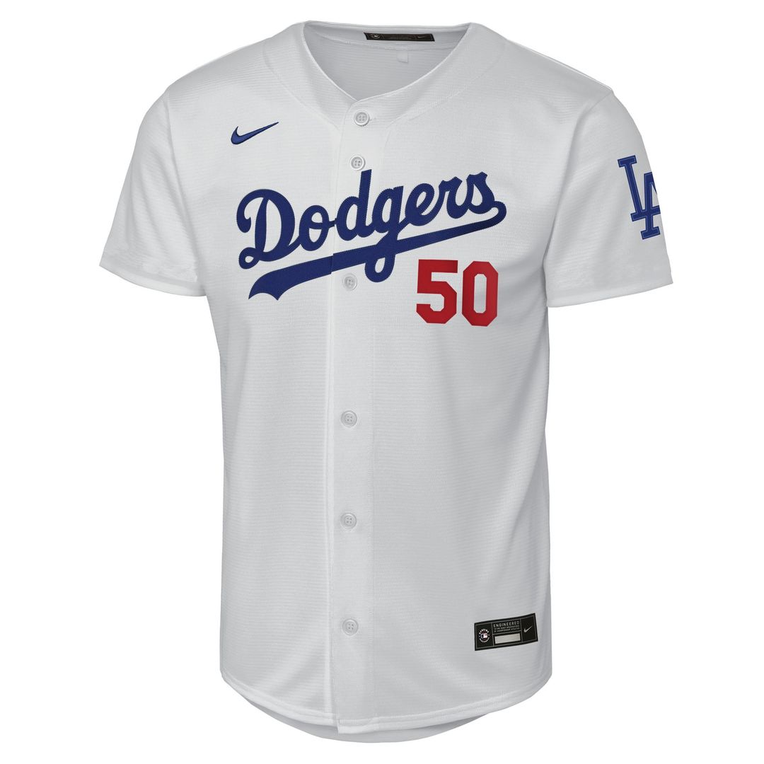 Los Angeles Dodgers Mookie Betts Nike Youth Home Stadium Jersey - White Team Jersey Sports Fan Apparel