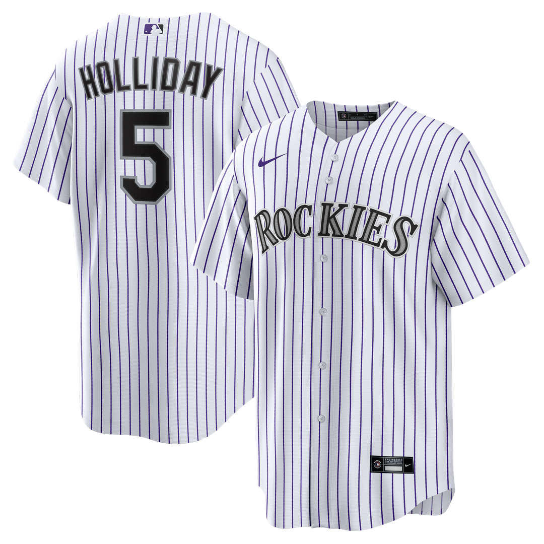 Colorado Rockies Matt Holliday Nike Home Retired Player Replica Jersey - White Team Jersey Sports Fan Apparel