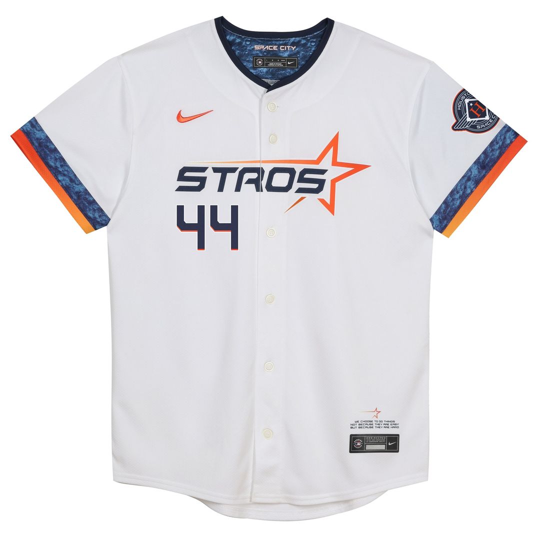 Houston Astros Yordan Alvarez Nike Preschool 2025 City Connect Limited Player Jersey - White Team Jersey Sports Fan Apparel