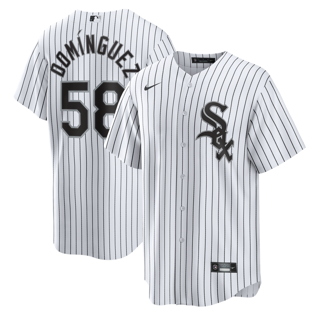 Chicago White Sox Seranthony Domínguez Nike Home Replica Jersey - White Team Jersey Sports Fan Apparel
