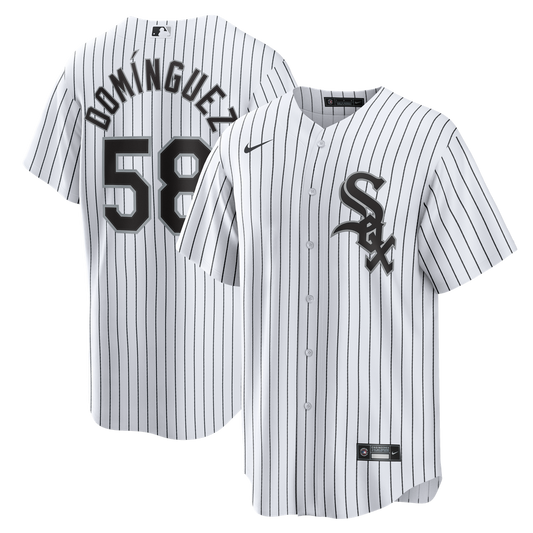 Chicago White Sox Seranthony Domínguez Nike Home Replica Jersey - White Team Jersey Sports Fan Apparel