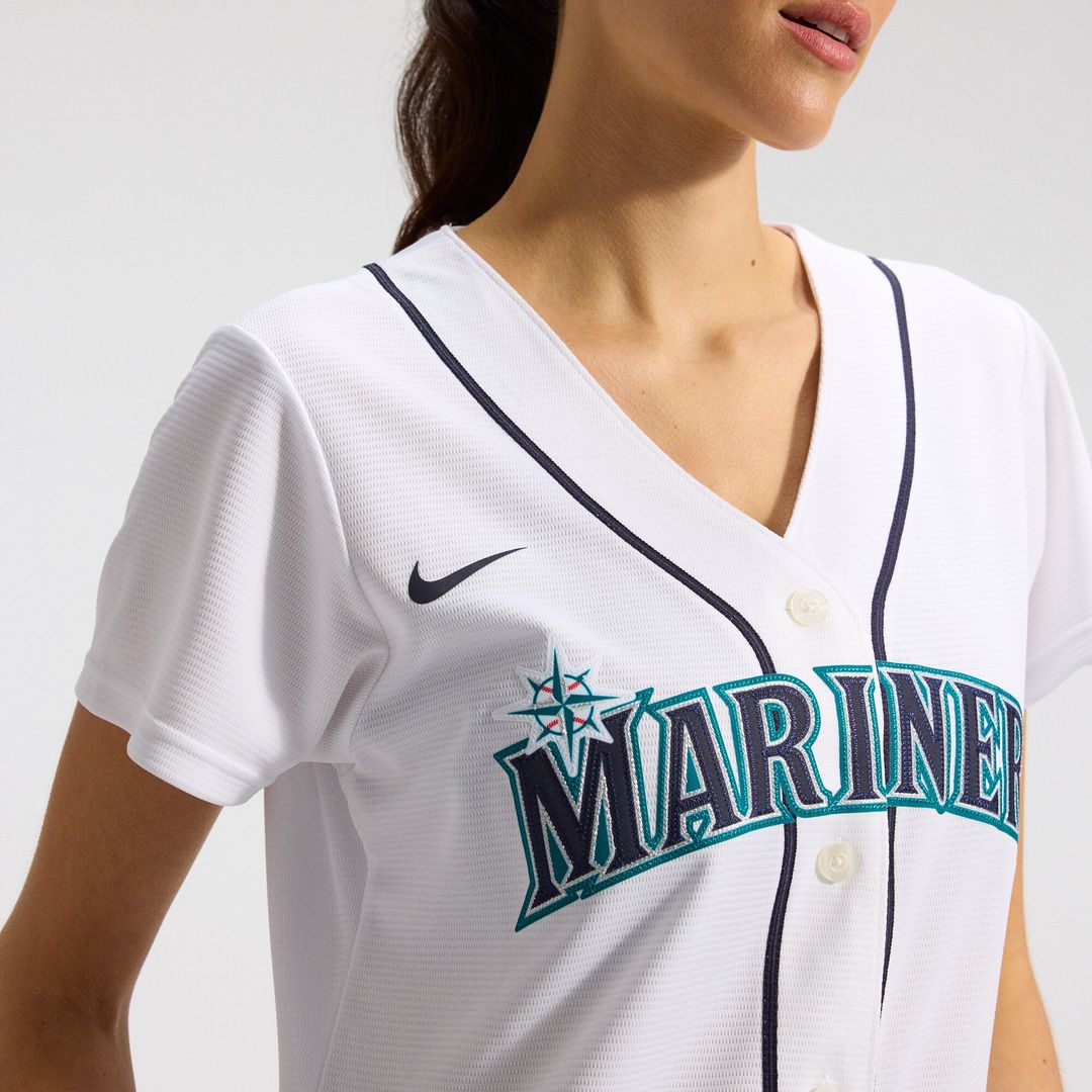 Seattle Mariners Cal Raleigh Nike Women's Home Replica Jersey - White Team Jersey Sports Fan Apparel