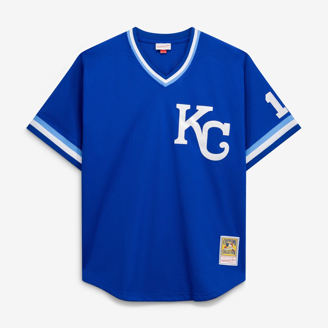 Kansas City Royals Bo Jackson Mitchell & Ness Cooperstown Big & Tall Mesh Batting Practice Jersey - Royal Team Jersey Sports Fan Apparel