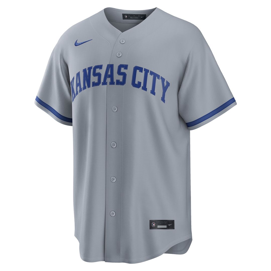 Kansas City Royals Bobby Witt Jr. Nike Road Replica Jersey - Gray Team Jersey Sports Fan Apparel
