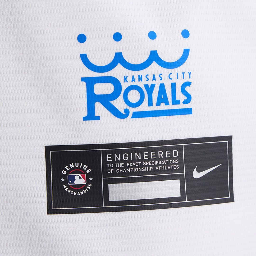 Kansas City Royals Bobby Witt Jr. Nike 2026 City Connect Stadium Jersey - White Team Jersey Sports Fan Apparel