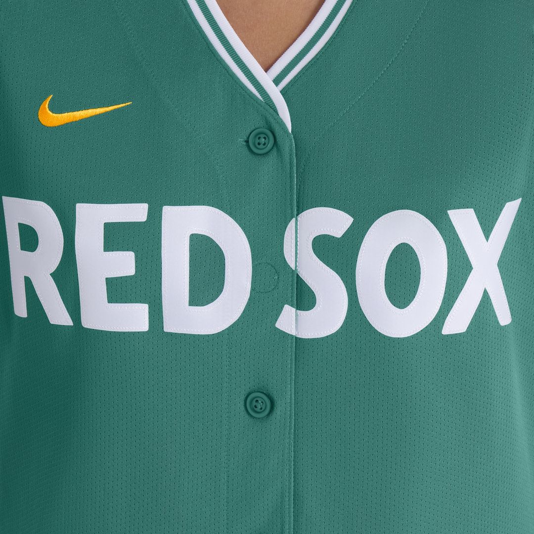 Boston Red Sox Nike Women's 2025 City Connect Limited Jersey - Green Team Jersey Sports Fan Apparel