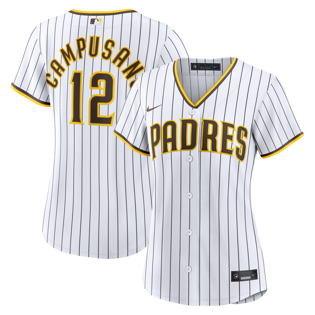 San Diego Padres Luis Campusano Nike Women's Home Replica Jersey - White Team Jersey Sports Fan Apparel