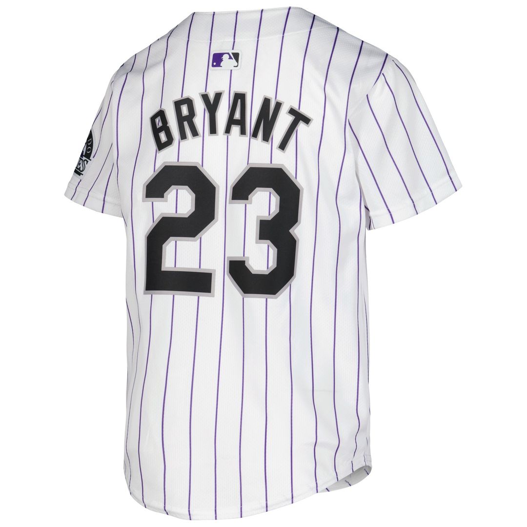 Colorado Rockies Kris Bryant Nike Youth Alternate Limited Player Jersey - Purple Team Jersey Sports Fan Apparel