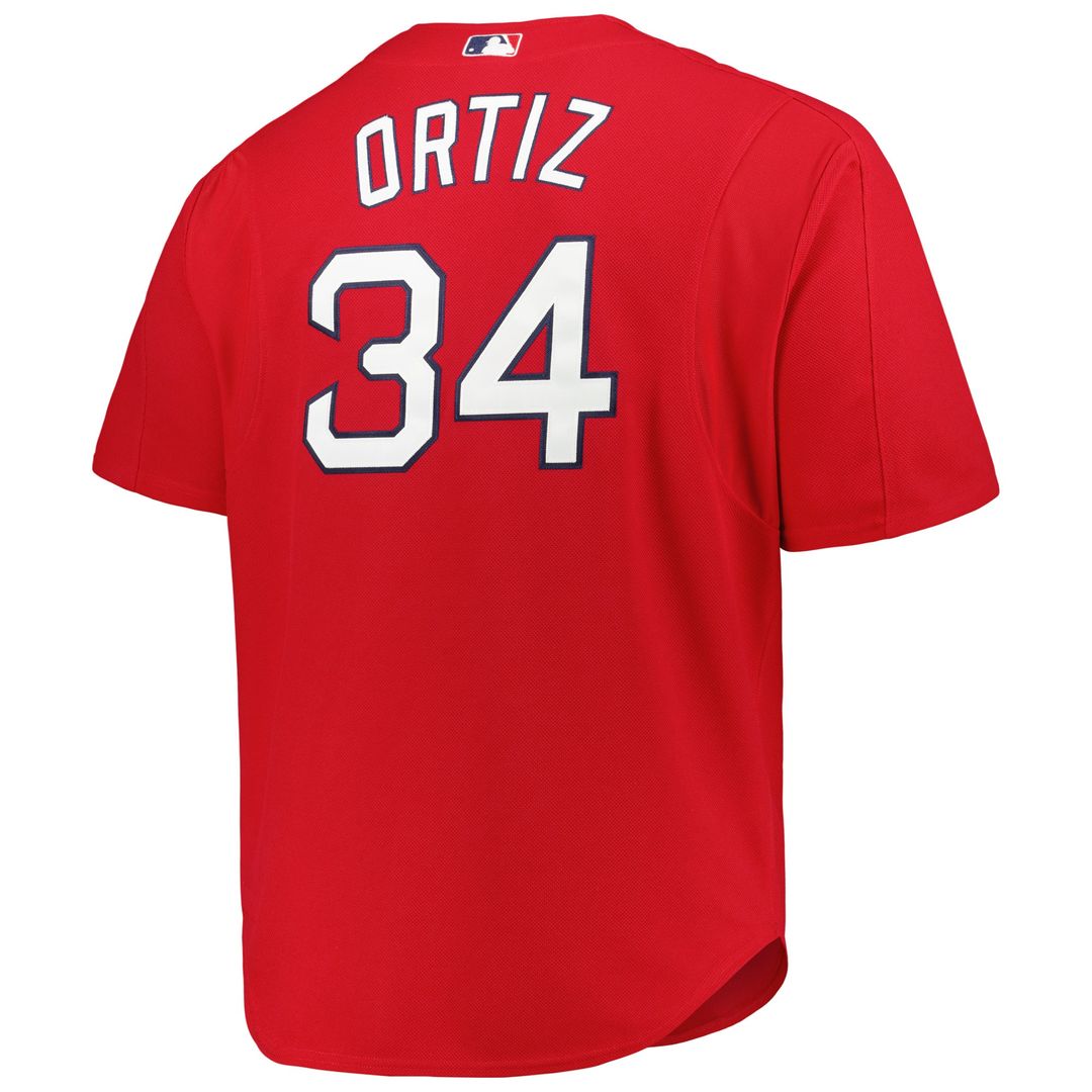 Boston Red Sox David Ortiz Mitchell & Ness Big & Tall Cooperstown Mesh Batting Practice Jersey - Red Team Jersey Sports Fan Apparel