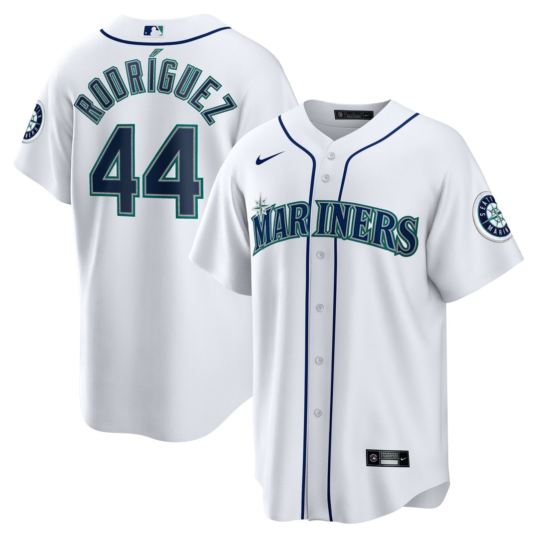 Seattle Mariners Julio Rodríguez Nike Home Replica Jersey - White Team Jersey Sports Fan Apparel
