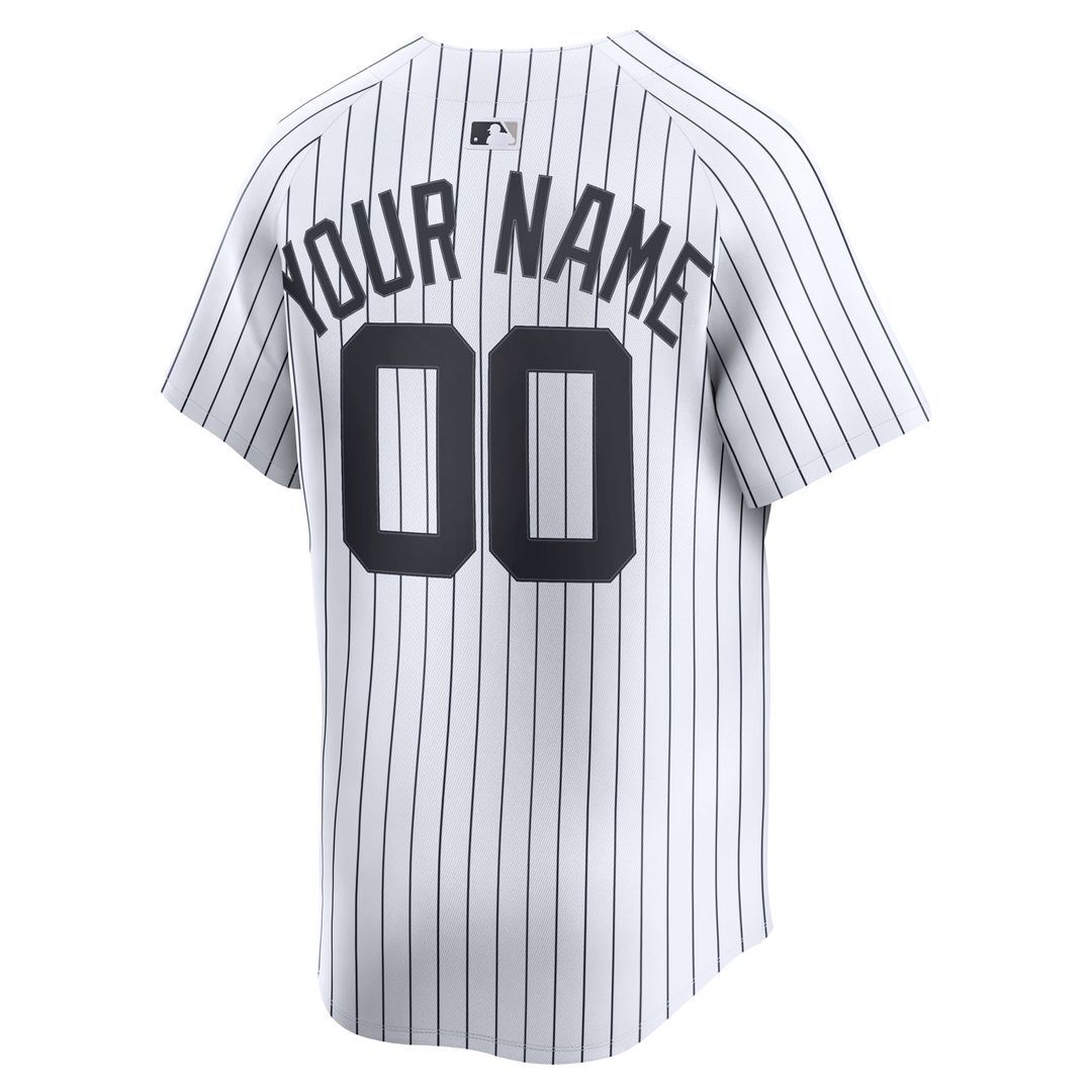 New York Yankees Nike Home Limited Custom Jersey - White Team Jersey Sports Fan Apparel
