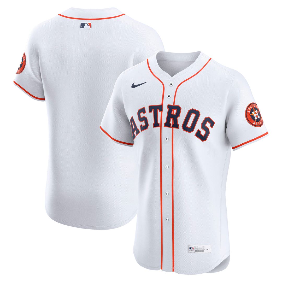 Houston Astros Nike Home Elite Jersey - White Team Jersey Sports Fan Apparel