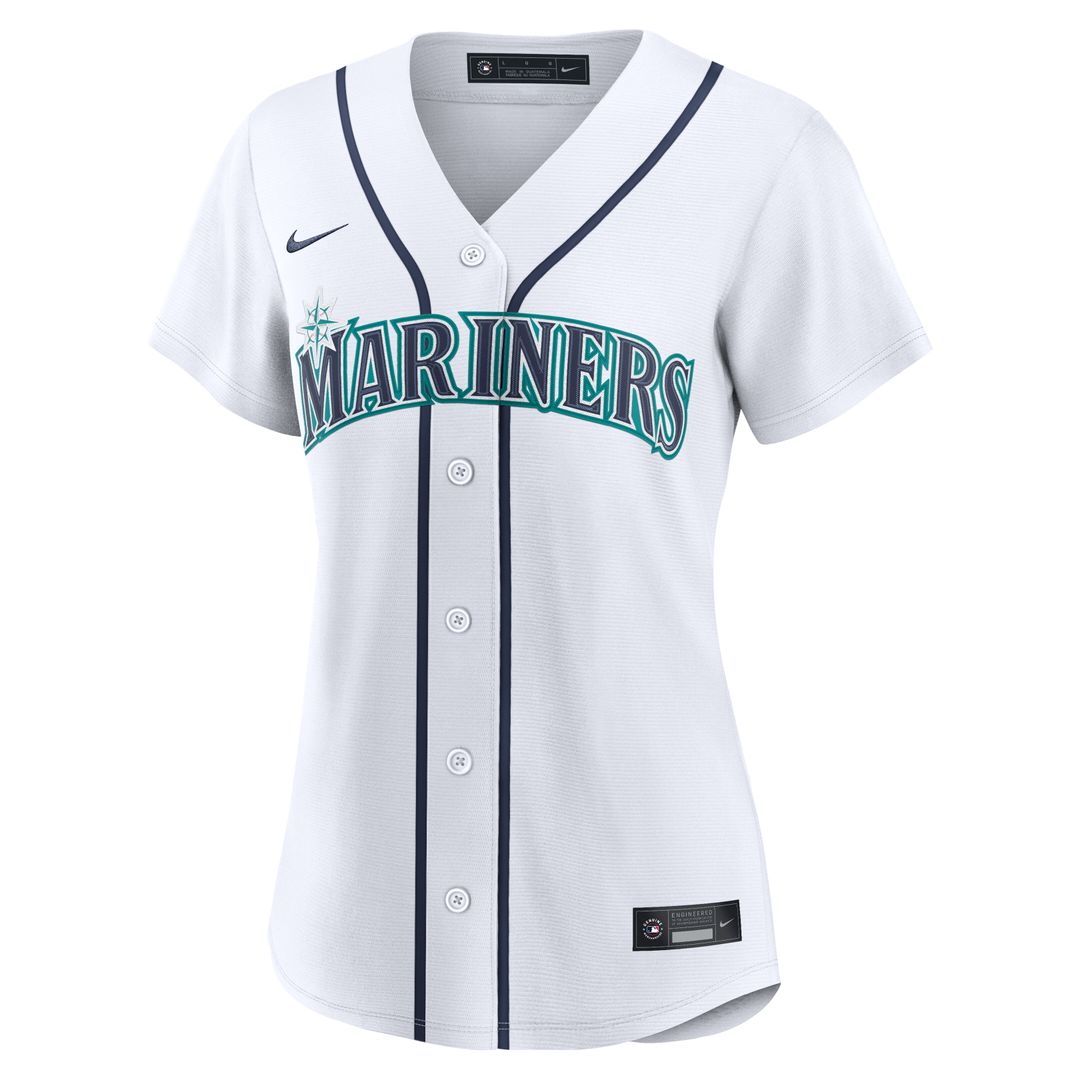 Seattle Mariners Luke Raley Nike Women's Home Replica Jersey - White Team Jersey Sports Fan Apparel