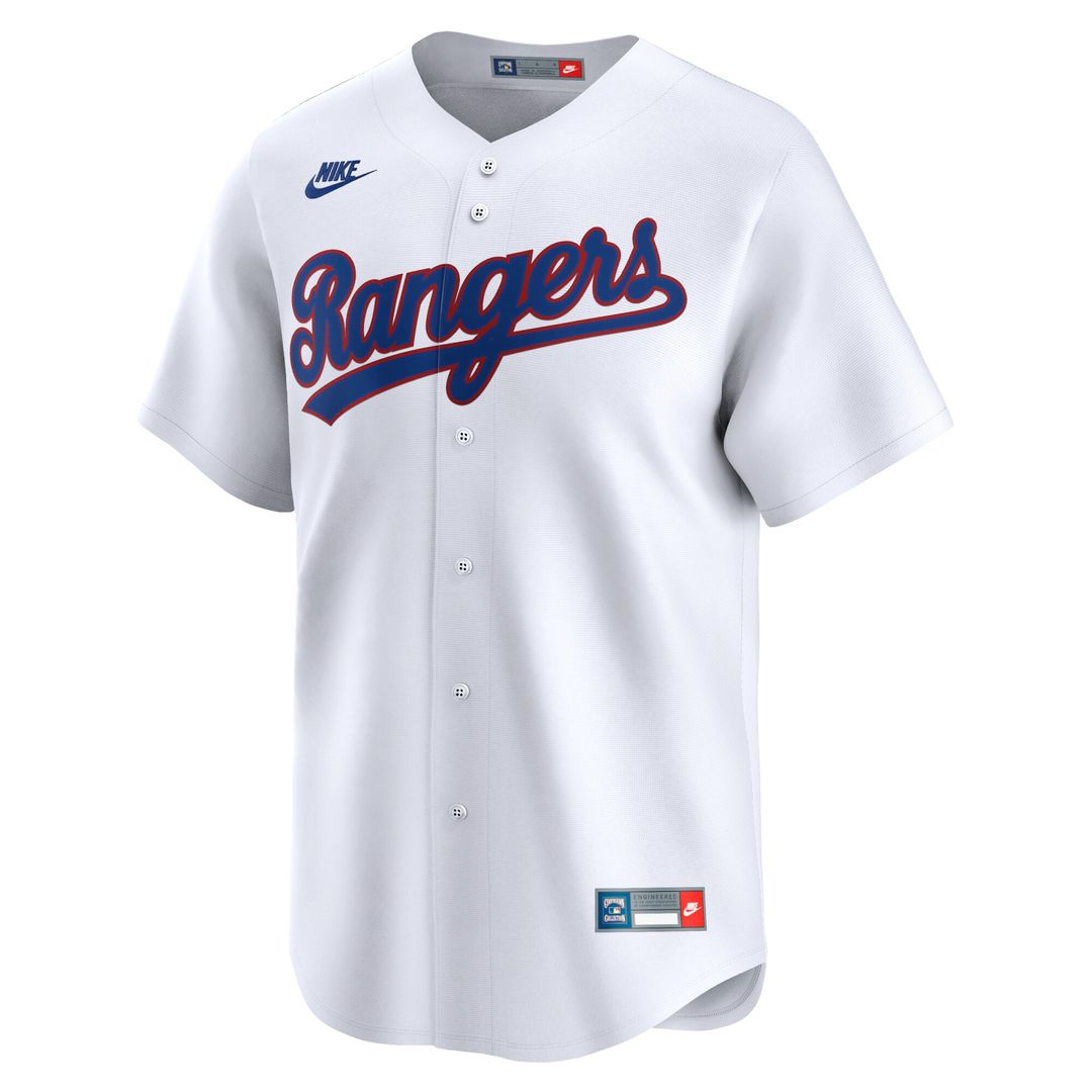 Texas Rangers Nike Cooperstown Limited Jersey - White Team Jersey Sports Fan Apparel