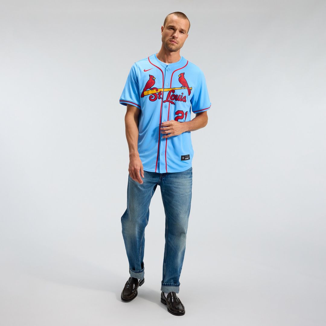 St. Louis Cardinals Lars Nootbaar Nike Alternate Limited Jersey - Light Blue Team Jersey Sports Fan Apparel