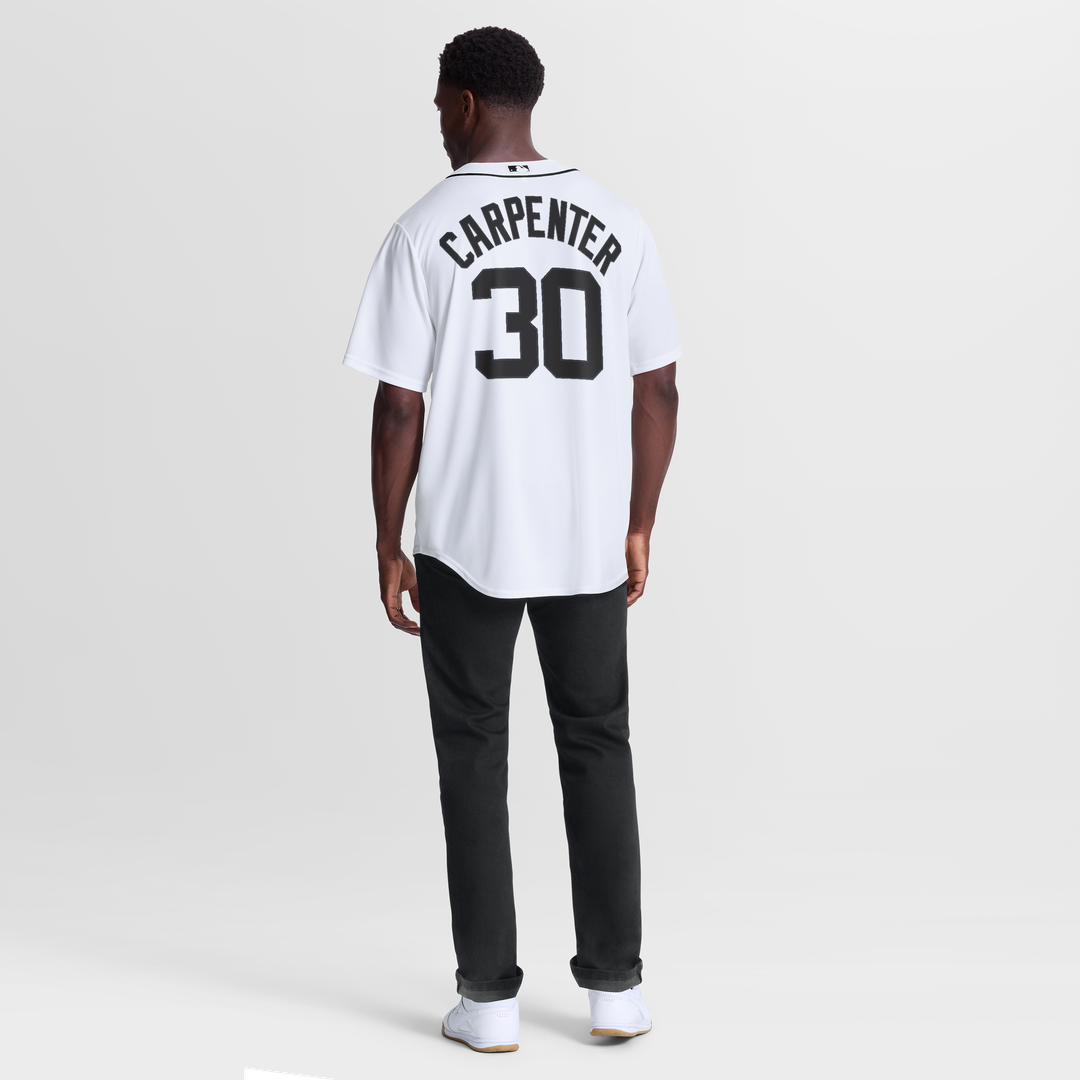 Detroit Tigers Kerry Carpenter Nike Home Replica Jersey - White Team Jersey Sports Fan Apparel