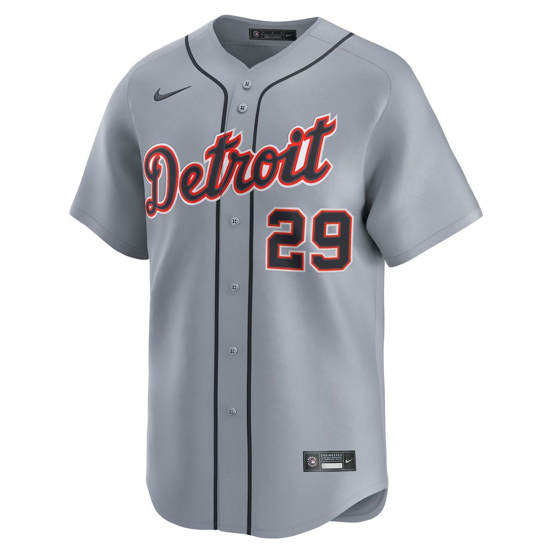Detroit Tigers Tarik Skubal Nike Road Limited Jersey - Gray Team Jersey Sports Fan Apparel