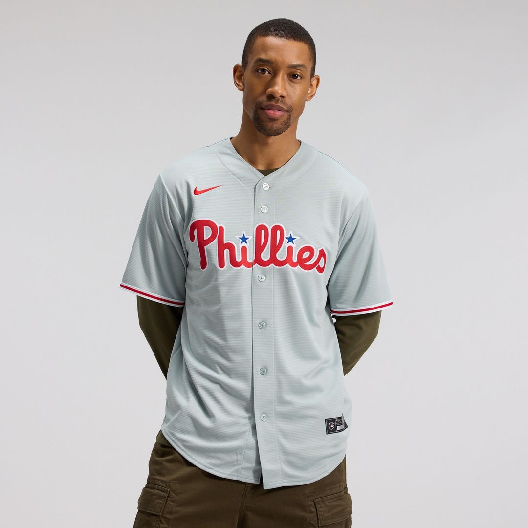 Philadelphia Phillies Bryce Harper Nike Road Replica Jersey - Gray Team Jersey Sports Fan Apparel