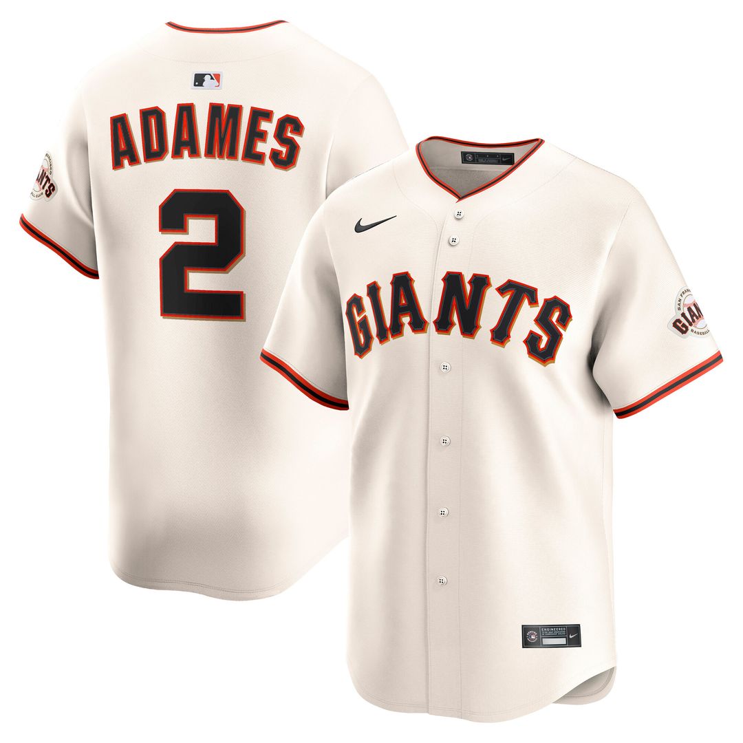 San Francisco Giants Willy Adames Nike Home Limited Player Jersey - Cream Team Jersey Sports Fan Apparel