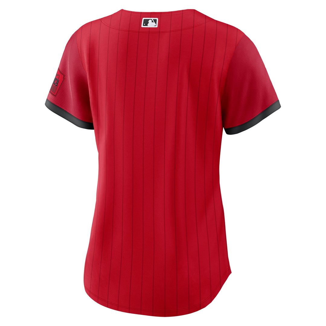 Cincinnati Reds Nike Women's 2026 City Connect Stadium Jersey - Red Team Jersey Sports Fan Apparel