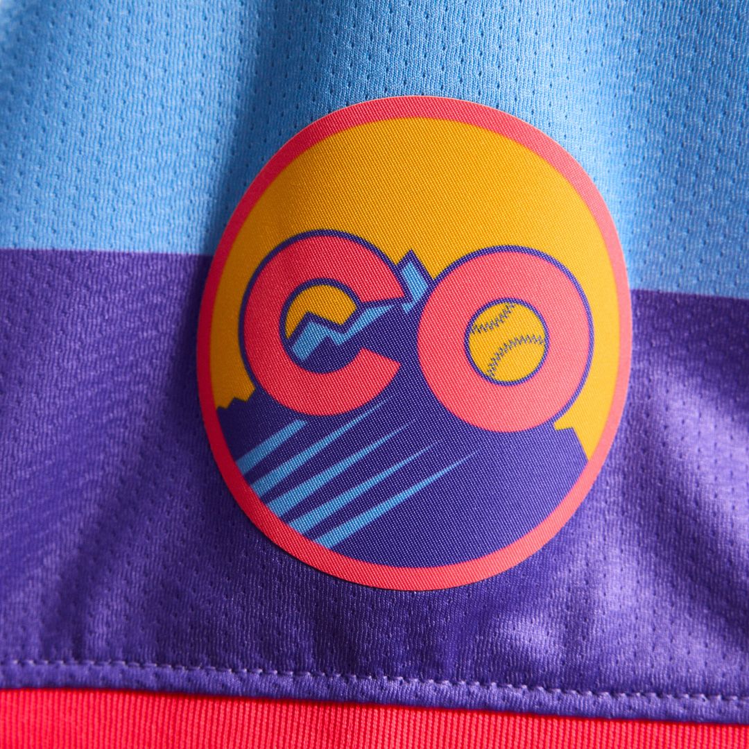 Colorado Rockies Nike Women's 2025 City Connect Limited Jersey - Purple/Light Blue Team Jersey Sports Fan Apparel