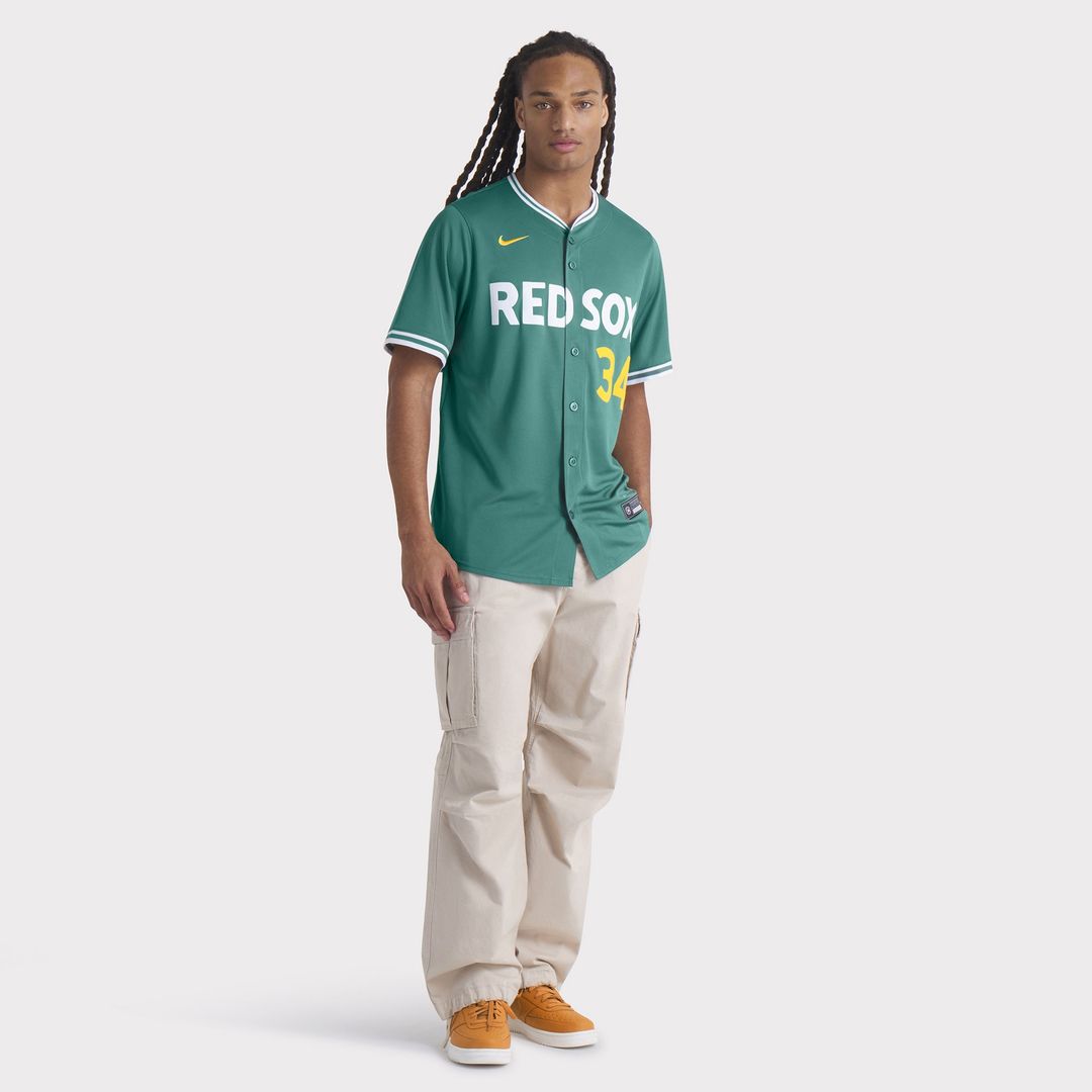 Boston Red Sox David Ortiz Nike 2025 City Connect Limited Retired Player Jersey - Green Team Jersey Sports Fan Apparel