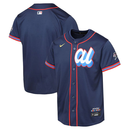 American League Nike Youth 2025 All - Star Edition Limited Jersey - Navy Team Jersey Sports Fan Apparel