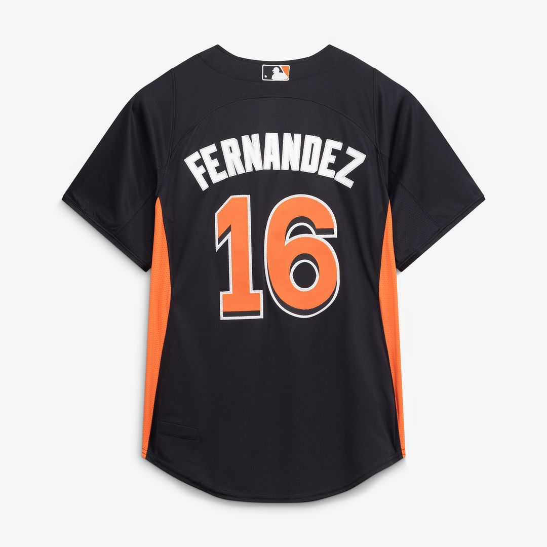 Miami Marlins Jose Fernandez Mitchell & Ness Authentic Batting Practice Jersey - Black Team Jersey Sports Fan Apparel