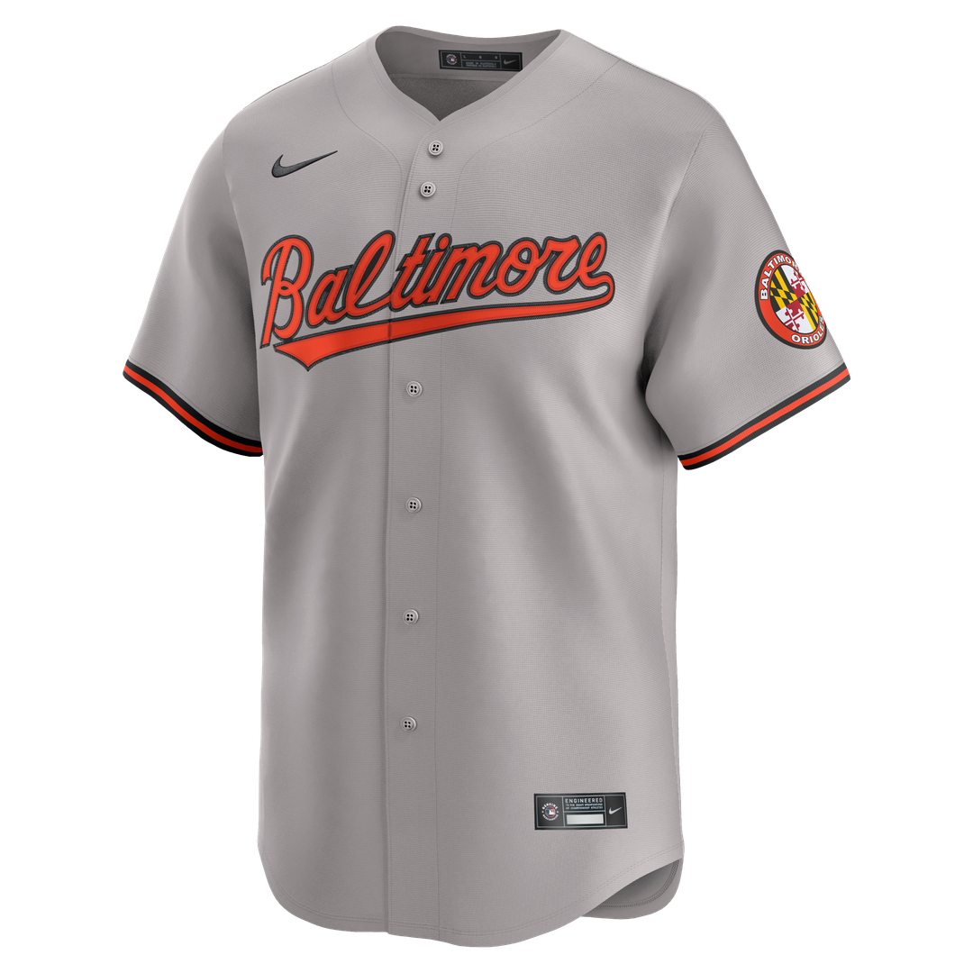 Baltimore Orioles Nike Road Limited Jersey - Gray Team Jersey Sports Fan Apparel