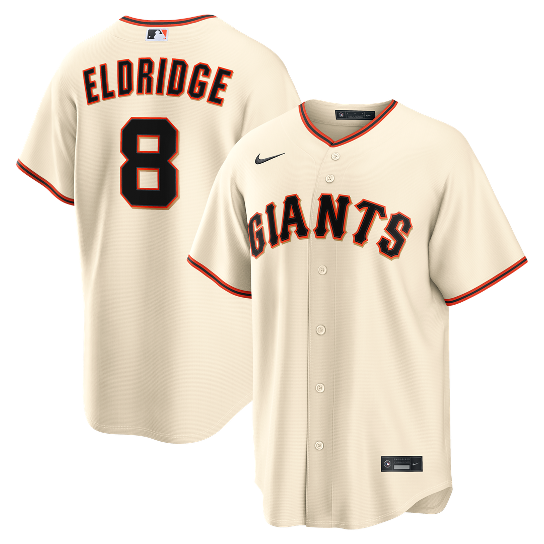 San Francisco Giants Bryce Eldridge Nike Home Replica Jersey - Cream Team Jersey Sports Fan Apparel