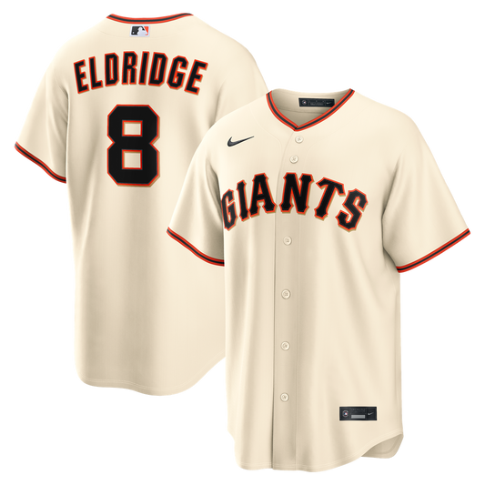 San Francisco Giants Bryce Eldridge Nike Home Replica Jersey - Cream Team Jersey Sports Fan Apparel