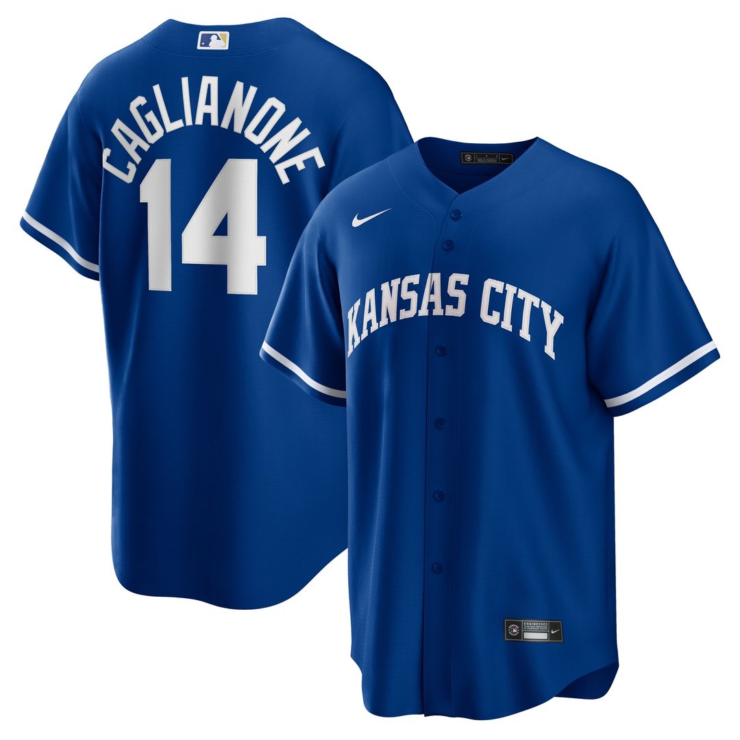 Kansas City Royals Jac Caglianone Nike Alternate Replica Jersey - Royal Team Jersey Sports Fan Apparel