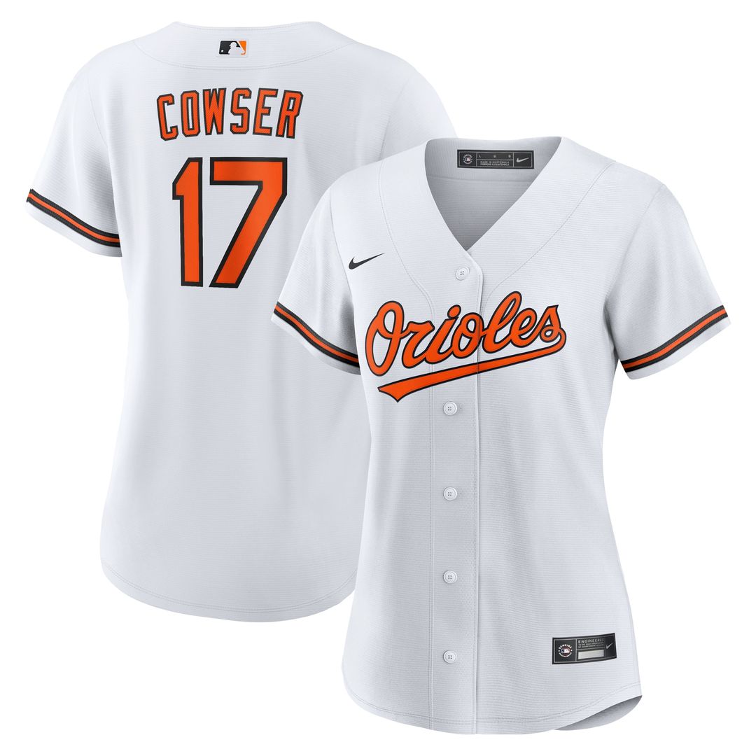 Baltimore Orioles Colton Cowser Nike Women's Home Replica Jersey - White Team Jersey Sports Fan Apparel