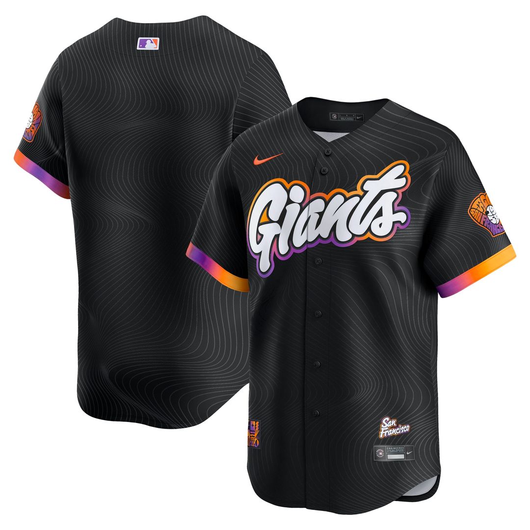 San Francisco Giants Nike 2025 City Connect Limited Jersey - Anthracite Team Jersey Sports Fan Apparel