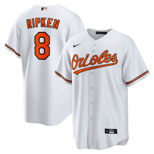 Baltimore Orioles Cal Ripken Jr. Nike Throwback Replica Player Jersey - White Team Jersey Sports Fan Apparel