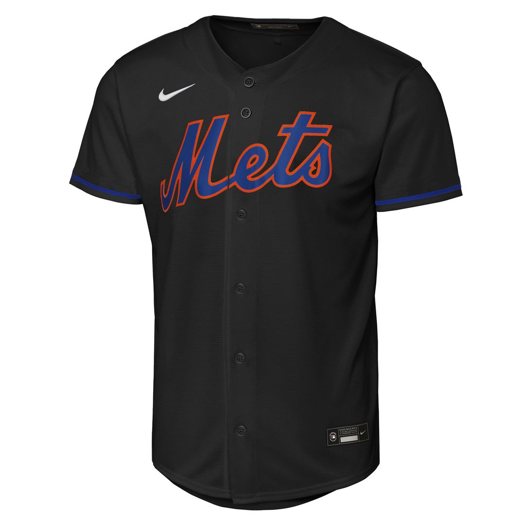 New York Mets Juan Soto Nike Youth Alternate Replica Jersey - Black Team Jersey Sports Fan Apparel