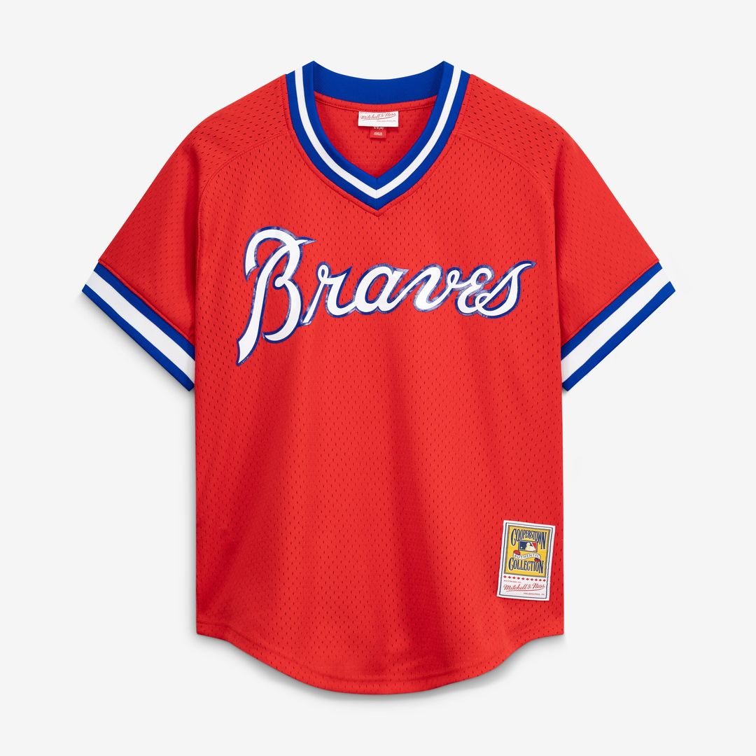 Atlanta Braves Dale Murphy Mitchell & Ness Authentic Batting Practice Jersey - Royal Team Jersey Sports Fan Apparel