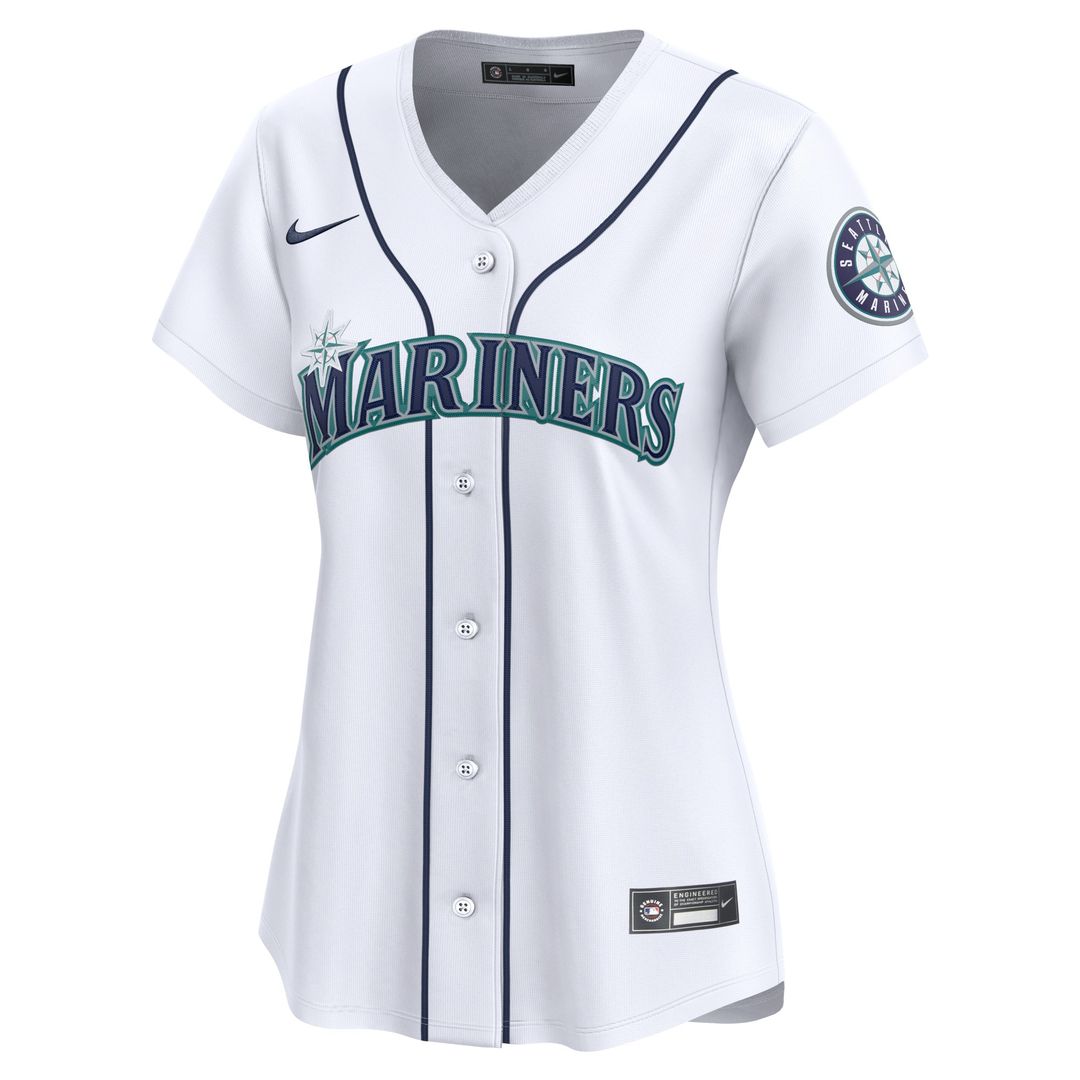 Seattle Mariners Julio Rodríguez Nike Women's Home Limited Player Jersey - White Team Jersey Sports Fan Apparel