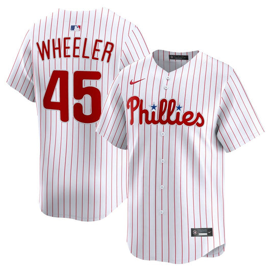 Philadelphia Phillies Zack Wheeler Nike Home Limited Player Jersey - White Team Jersey Sports Fan Apparel