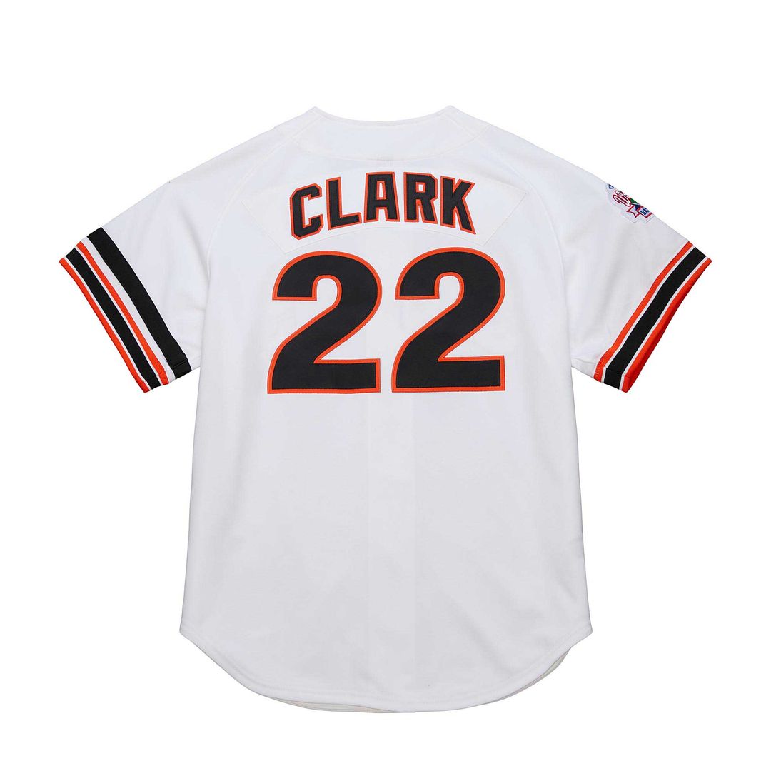 San Francisco Giants Will Clark Mitchell & Ness Cooperstown 1989 Authentic Jersey - White Team Jersey Sports Fan Apparel