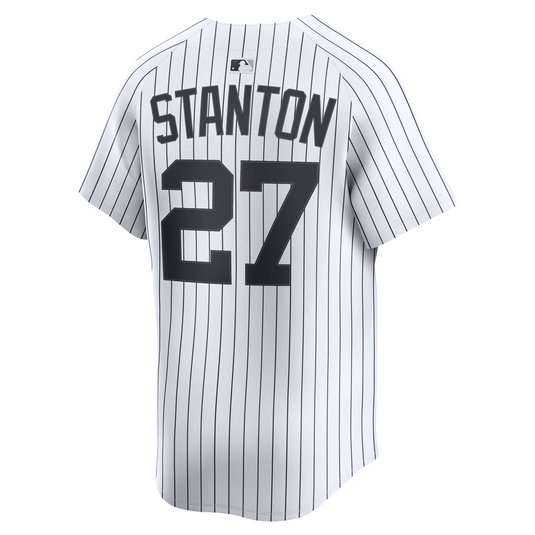 New York Yankees Giancarlo Stanton Nike Home Limited Player Jersey - White Team Jersey Sports Fan Apparel