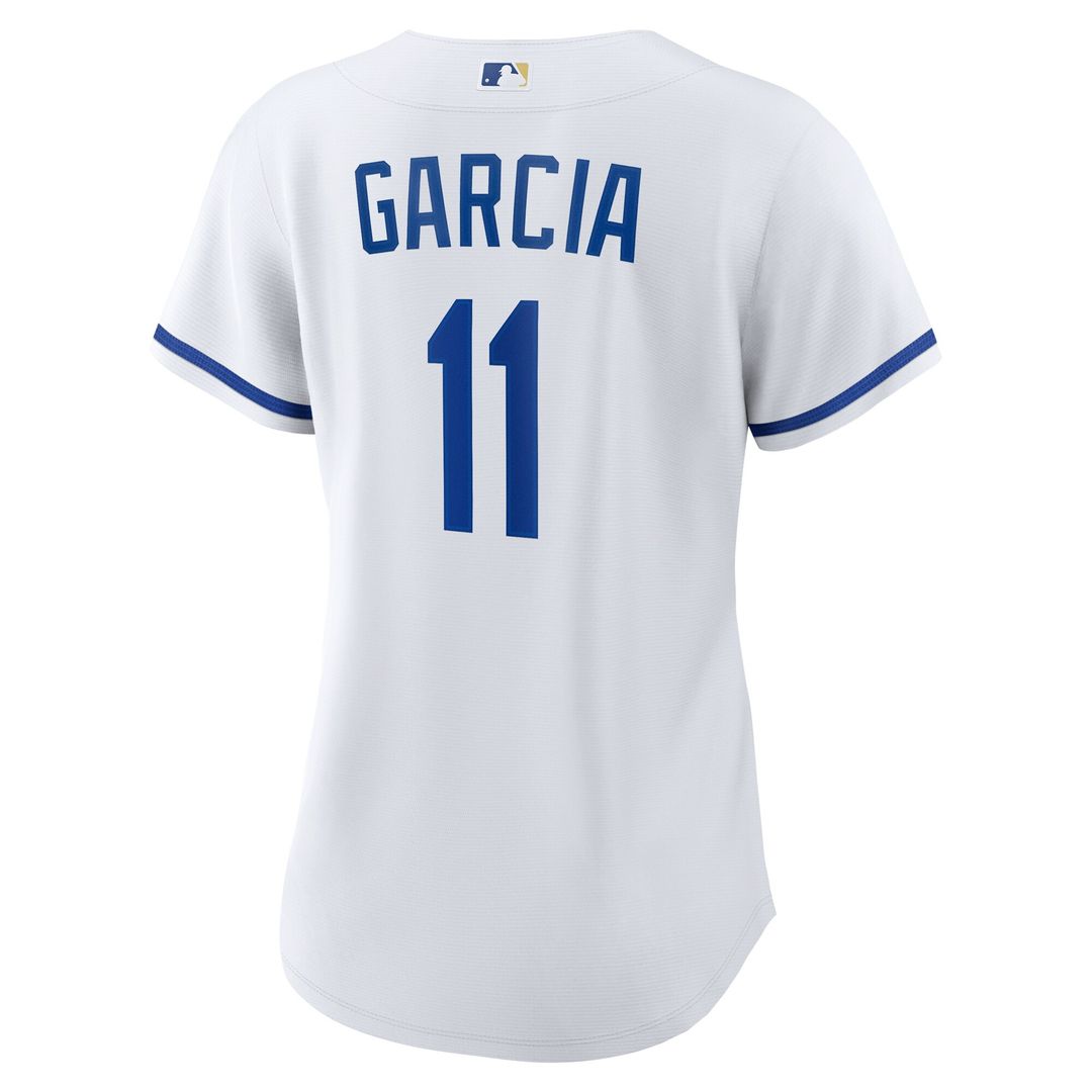 Kansas City Royals Maikel Garcia Nike Women's Home Replica Jersey - White Team Jersey Sports Fan Apparel
